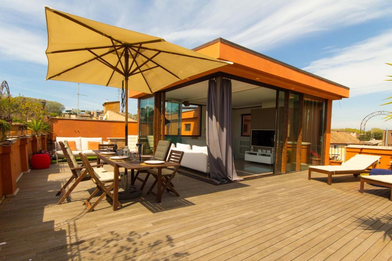 Pelliccia 11 Trastevere Penthouse Roma Exterior foto
